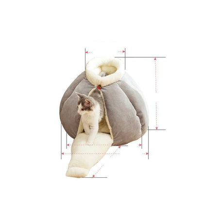 Tapis de lit en velours Lighteme Kitten Cute, amovible et lavable (4 couleurs et 2 tailles)