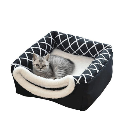 Lit pour chat Lighteme Kitten House à double usage (2 couleurs et 2 tailles)