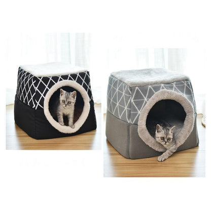 Lit pour chat Lighteme Kitten House à double usage (2 couleurs et 2 tailles)