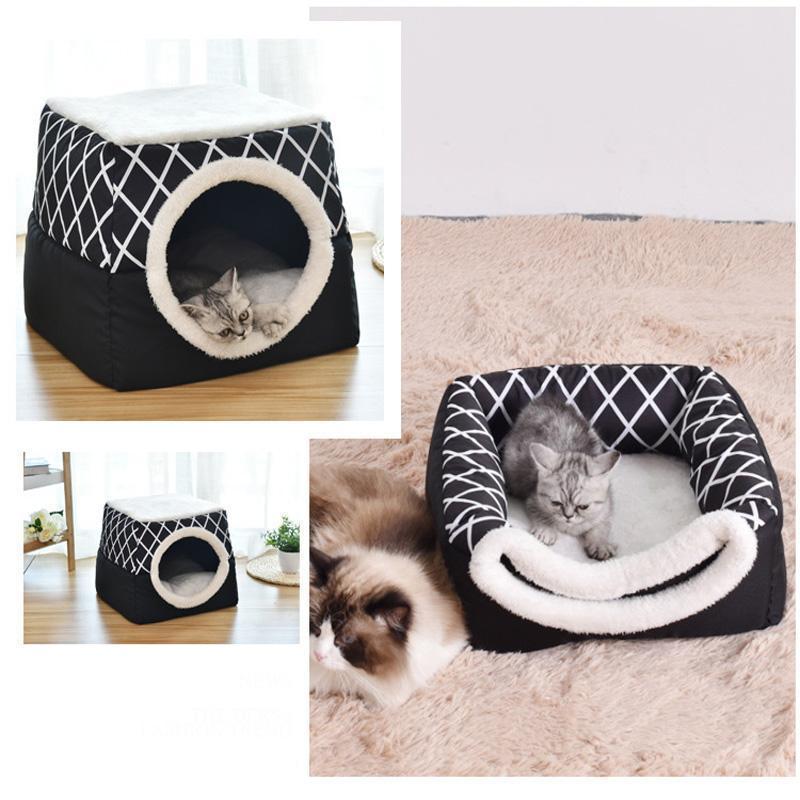 Lit pour chat Lighteme Kitten House à double usage (2 couleurs et 2 tailles)
