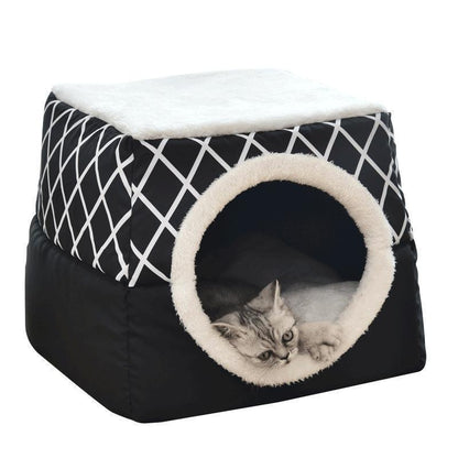 Lit pour chat Lighteme Kitten House à double usage (2 couleurs et 2 tailles)