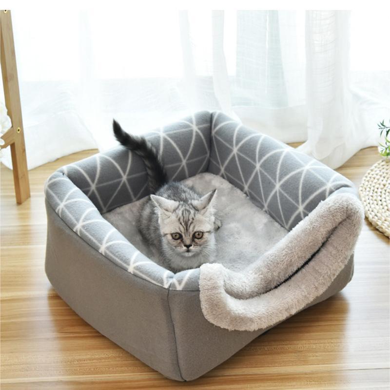 Lit pour chat Lighteme Kitten House à double usage (2 couleurs et 2 tailles)