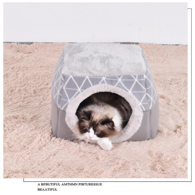 Lit pour chat Lighteme Kitten House à double usage (2 couleurs et 2 tailles)