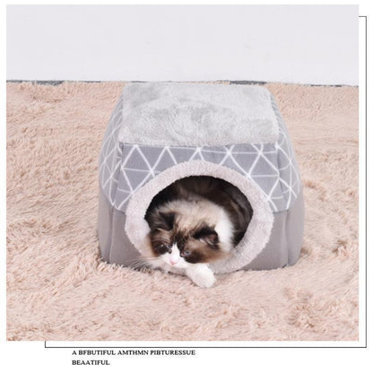 Lit pour chat Lighteme Kitten House à double usage (2 couleurs et 2 tailles)