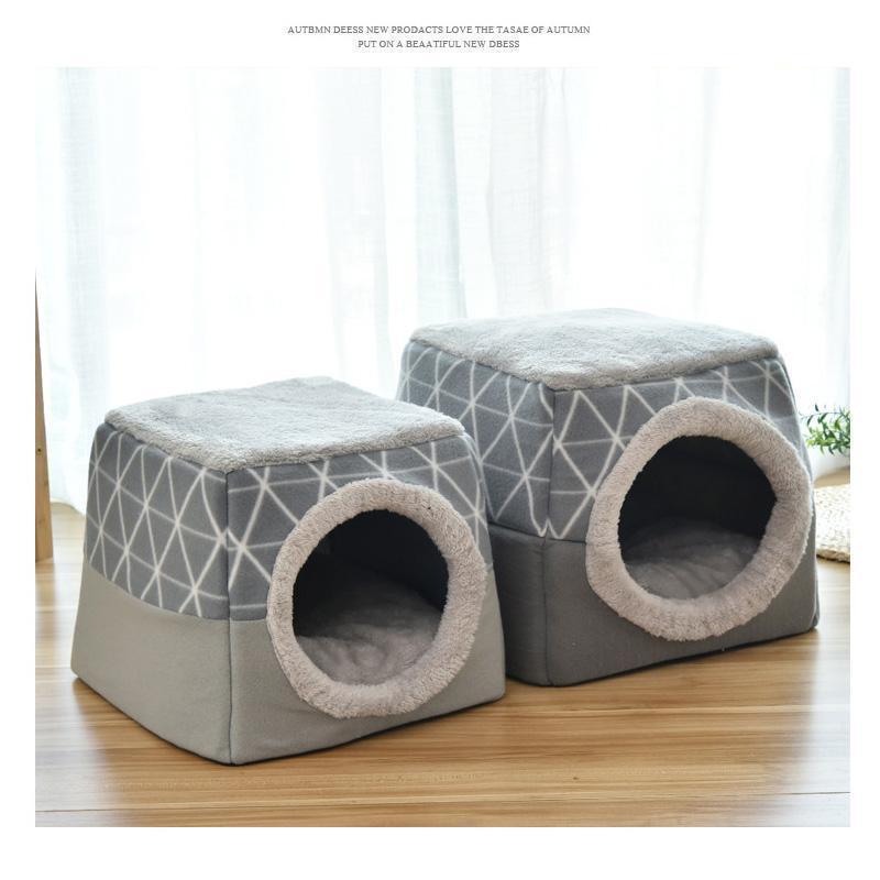 Lit pour chat Lighteme Kitten House à double usage (2 couleurs et 2 tailles)