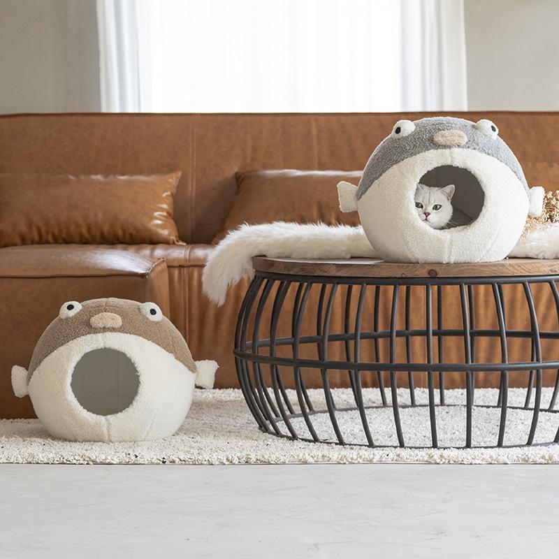 Maisonnette pour chaton Lighteme Puffer (2 couleurs)