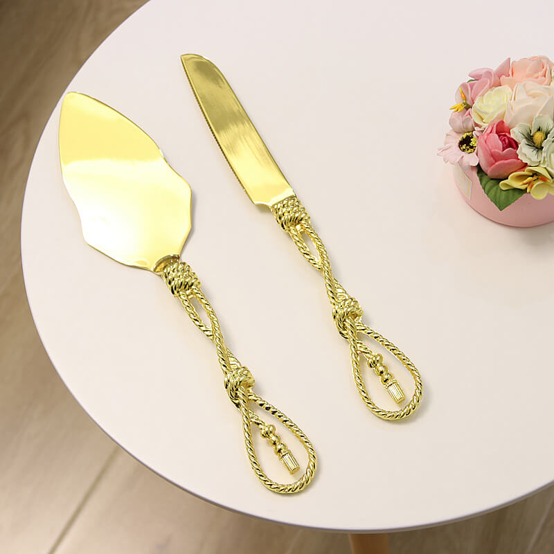 Spatule à gâteau en acier inoxydable Lighteme Knot Design