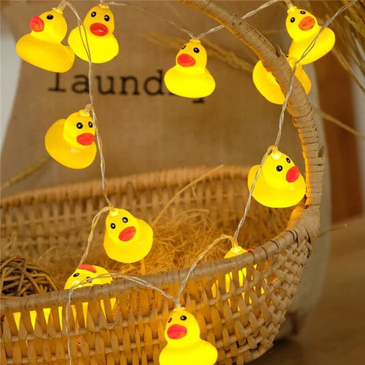Guirlande lumineuse LED Lighteme Petit Canard Jaune