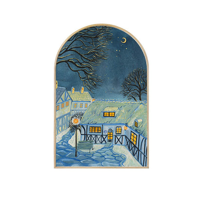 Lighteme Landscape Arched Canvas Art Painting