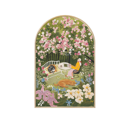 Lighteme Landscape Arched Canvas Art Painting