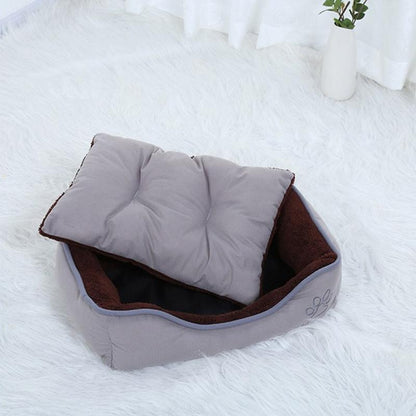 Lighteme Large Dog Kennel Square Solid Lounger Mat (2 colors & 4 sizes)