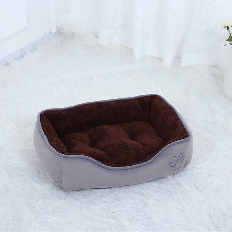 Lighteme Large Dog Kennel Square Solid Lounger Mat (2 colors & 4 sizes)