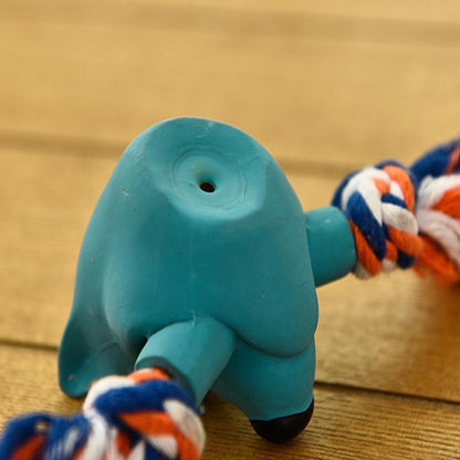 Lighteme Kauspielzeug für Hunde aus Latex-Baumwollseil (2 Ausführungen)