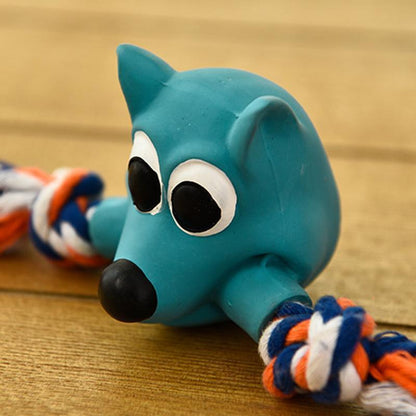 Lighteme Kauspielzeug für Hunde aus Latex-Baumwollseil (2 Ausführungen)