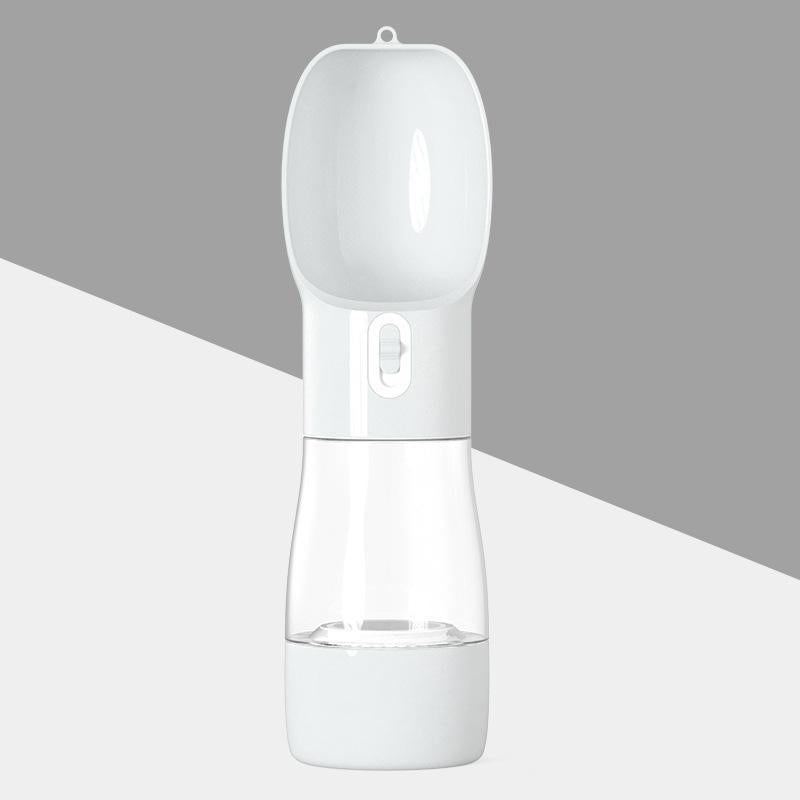 Lighteme Auslaufsichere Hunde-Trinkflasche mit Futterbehälter (4 Farben)