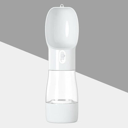 Lighteme Auslaufsichere Hunde-Trinkflasche mit Futterbehälter (4 Farben)