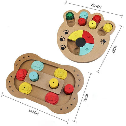 Jeu de puzzle Lighteme Leak Food Toy, jouet d'entraînement pour chien (2 modèles)