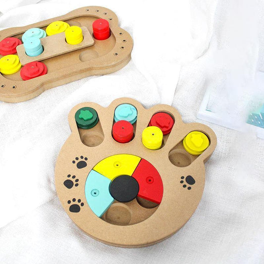 Jeu de puzzle Lighteme Leak Food Toy, jouet d'entraînement pour chien (2 modèles)
