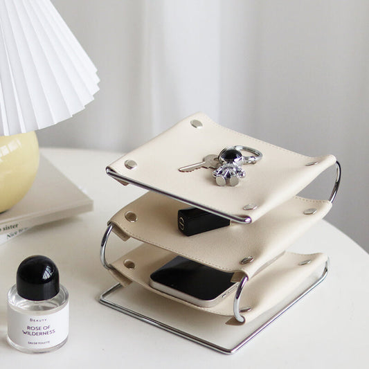 Lighteme Leather Desktop Storage