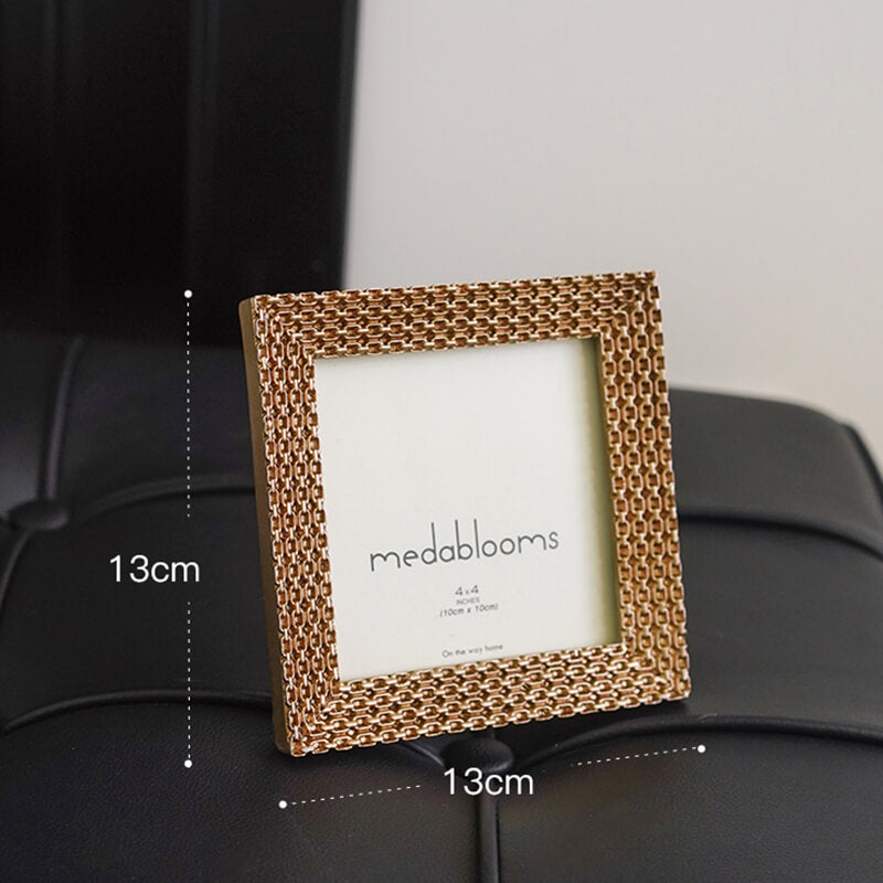 Cadre photo de luxe plaqué or Lighteme Light