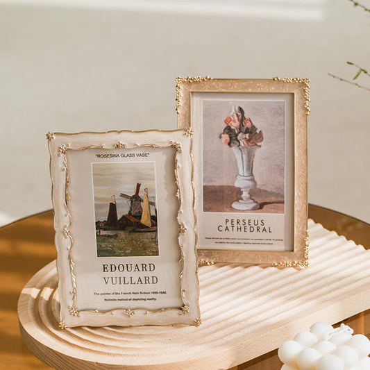 Cadre photo créatif en métal Lighteme Light Luxury Retro