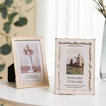 Cadre photo créatif en métal Lighteme Light Luxury Retro