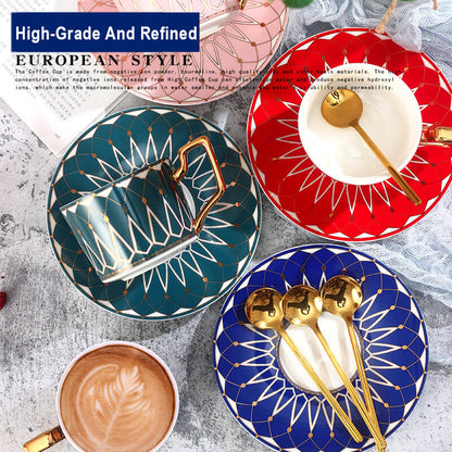 Tasse à café Lighteme Square A à motif rétro