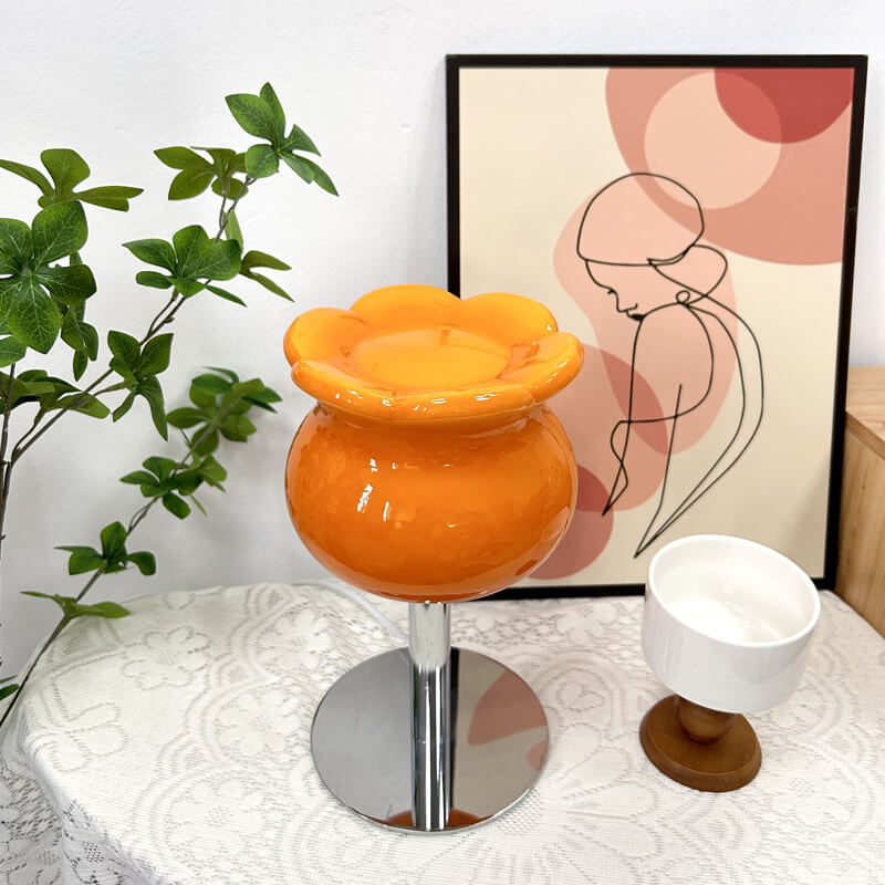 Lampe de table en verre Lighteme Muguet