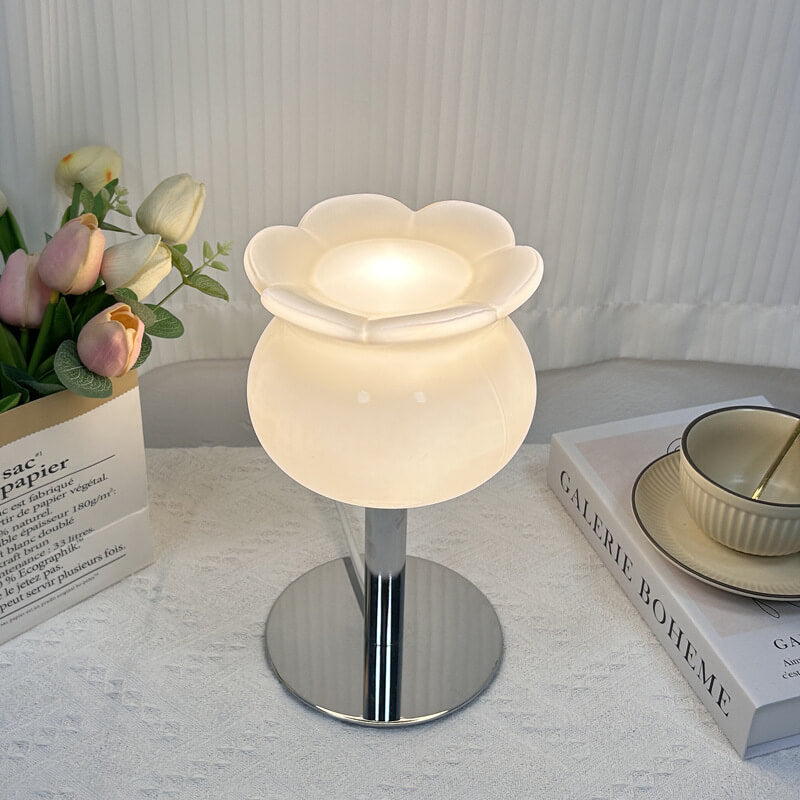 Lampe de table en verre Lighteme Muguet