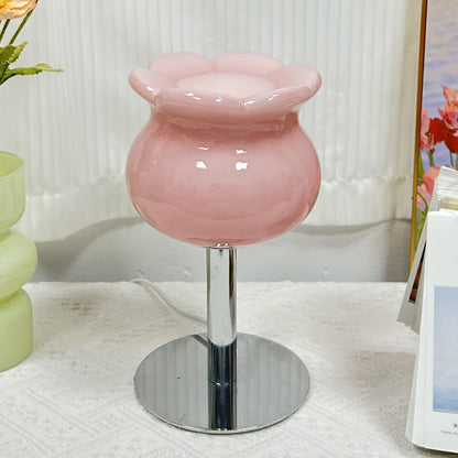 Lampe de table en verre Lighteme Muguet