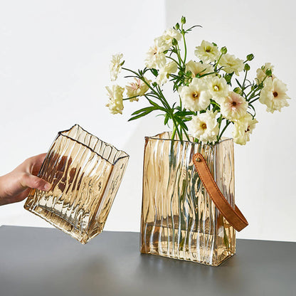 Lighteme Light Luxury Portable Glass Vase