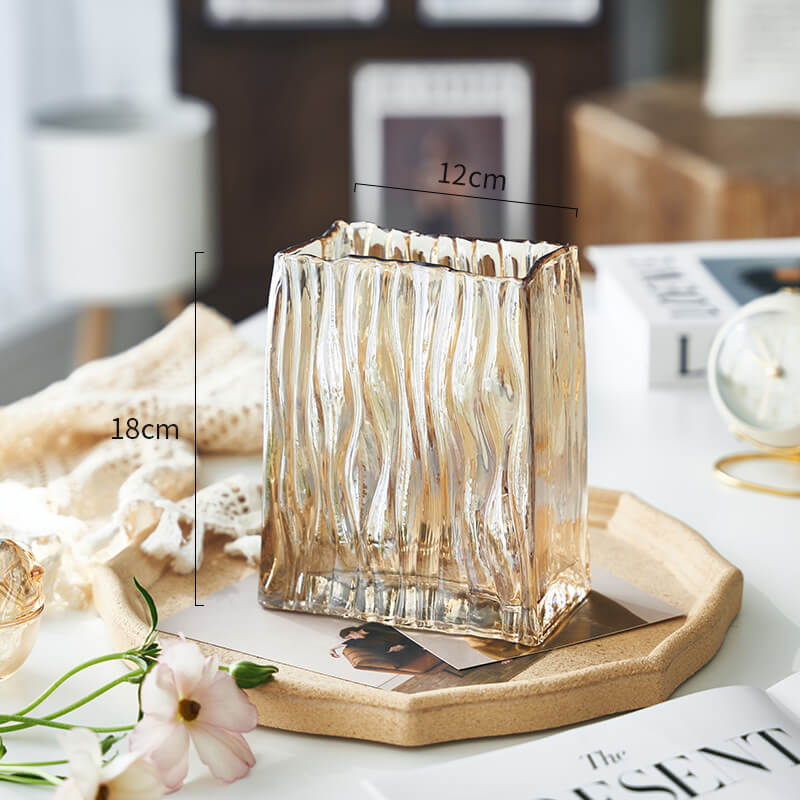 Lighteme Light Luxury Portable Glass Vase
