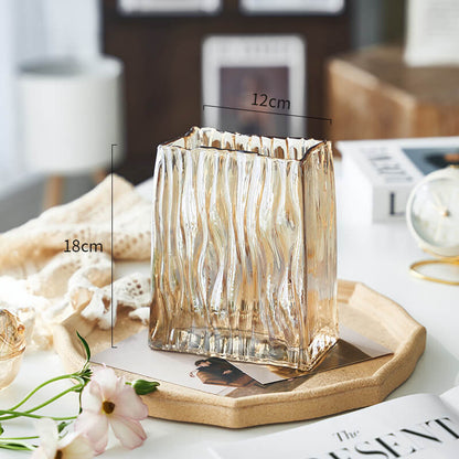 Lighteme Light Luxury Portable Glass Vase