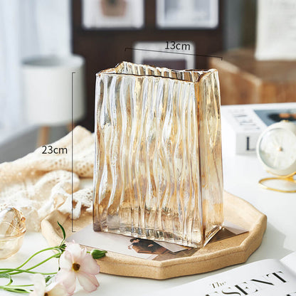 Lighteme Light Luxury Portable Glass Vase