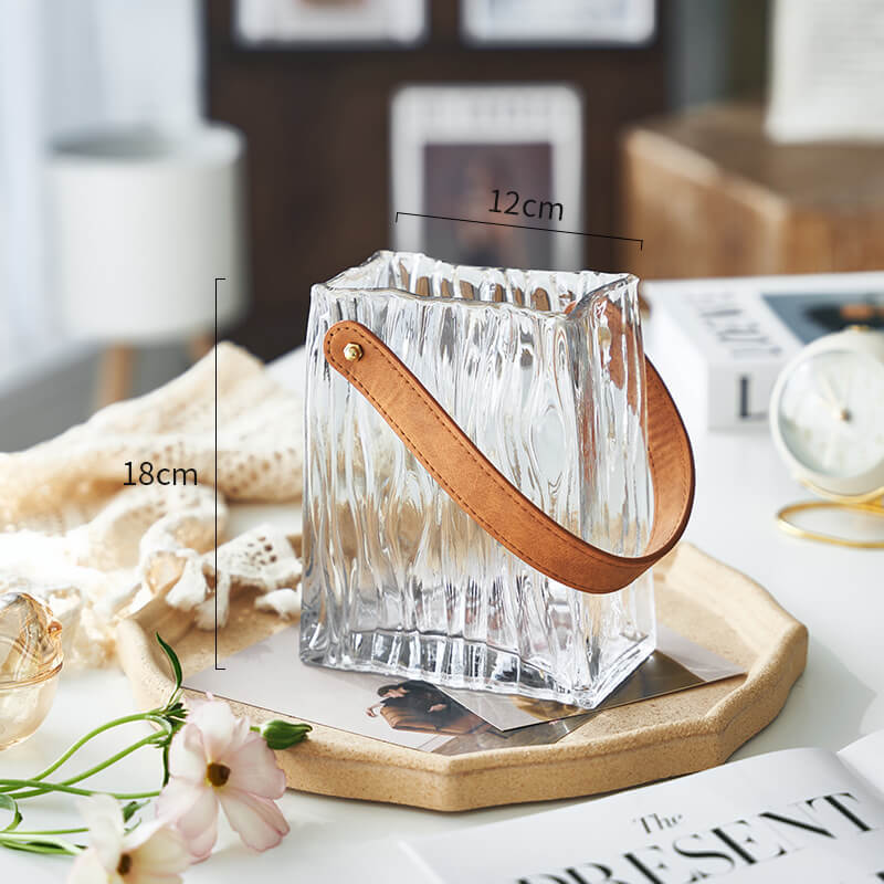 Lighteme Light Luxury Portable Glass Vase