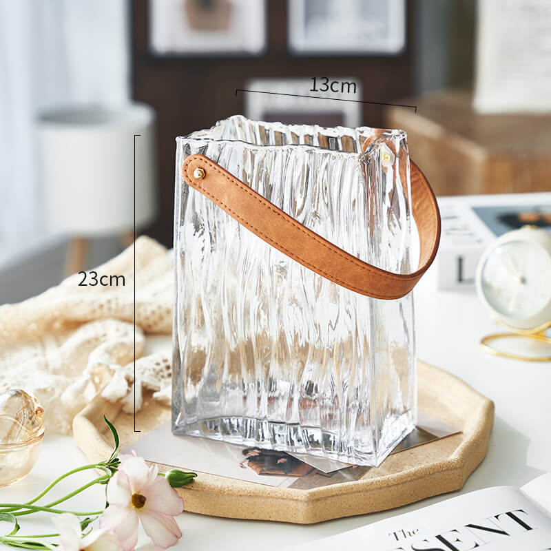 Lighteme Light Luxury Portable Glass Vase