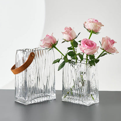 Lighteme Light Luxury Portable Glass Vase