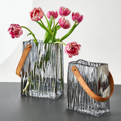 Lighteme Light Luxury Portable Glass Vase