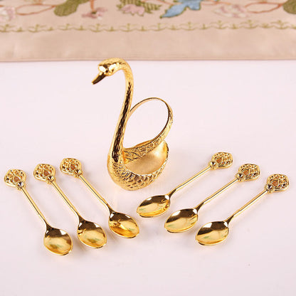 Ensemble de cuillères de luxe Lighteme Swan