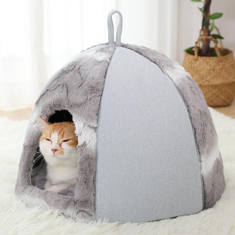 Nid d'hiver de luxe Lighteme en forme de ger (2 types et 2 tailles)