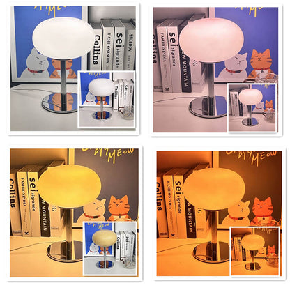 Lampe de table en verre coloré Lighteme Macaron