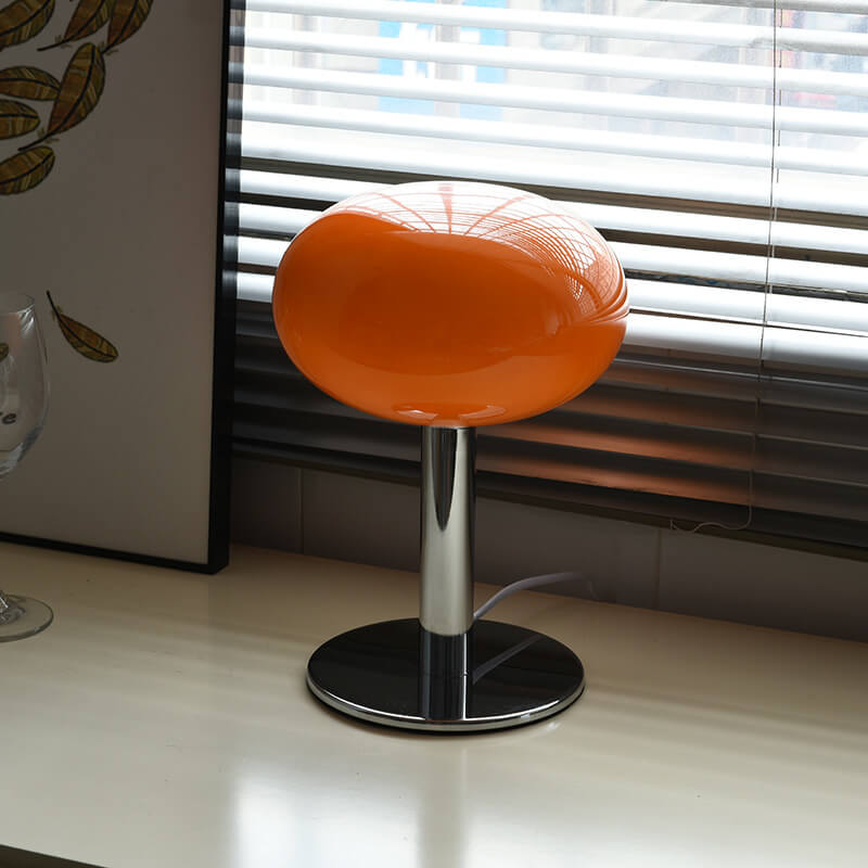 Lampe de table en verre coloré Lighteme Macaron