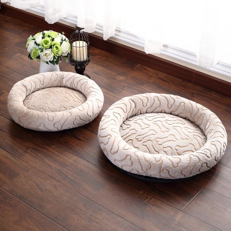 Lighteme Maschinenwaschbares Hundebett in Knochenform (2 Größen)