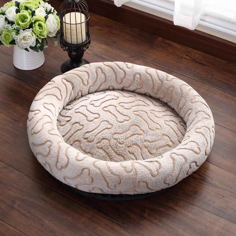 Lighteme Maschinenwaschbares Hundebett in Knochenform (2 Größen)