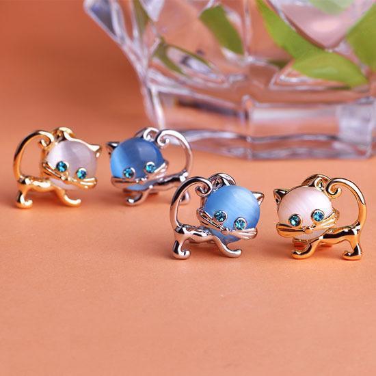 Boucles d'oreilles Lighteme Double Cat (2 couleurs)