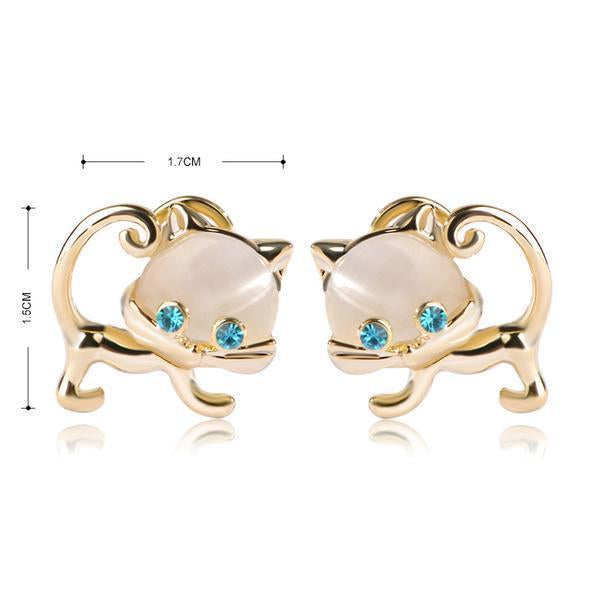 Boucles d'oreilles Lighteme Double Cat (2 couleurs)