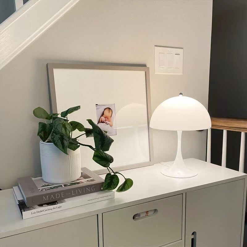 Lighteme Romantic White Mushroom Table Lamp