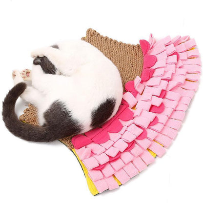 Tapis de détection de sirène Lighteme, tapis pour chats qui frotte leurs pattes