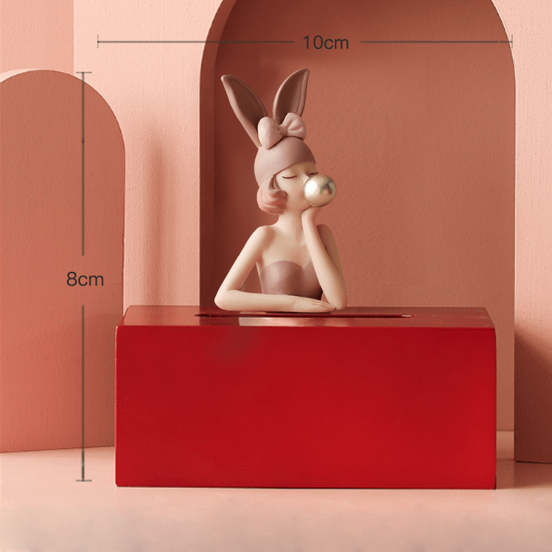 Lighteme Moderne Taschentuch-Aufbewahrungsbox für Mädchen 