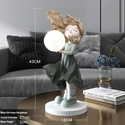 Décoration d'intérieur Lighteme Moon Girl